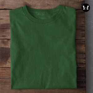 Green Round Neck - Half Sleeve - Wakuda