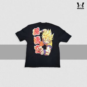 DBZ bLACK  - Surplus Oversized Printed - Wakuda