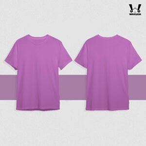 Lilac Round Neck - Half Sleeve - Wakuda