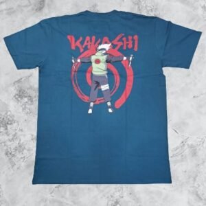 Kakashi Teal Blue  - Surplus Oversized Printed - Wakuda